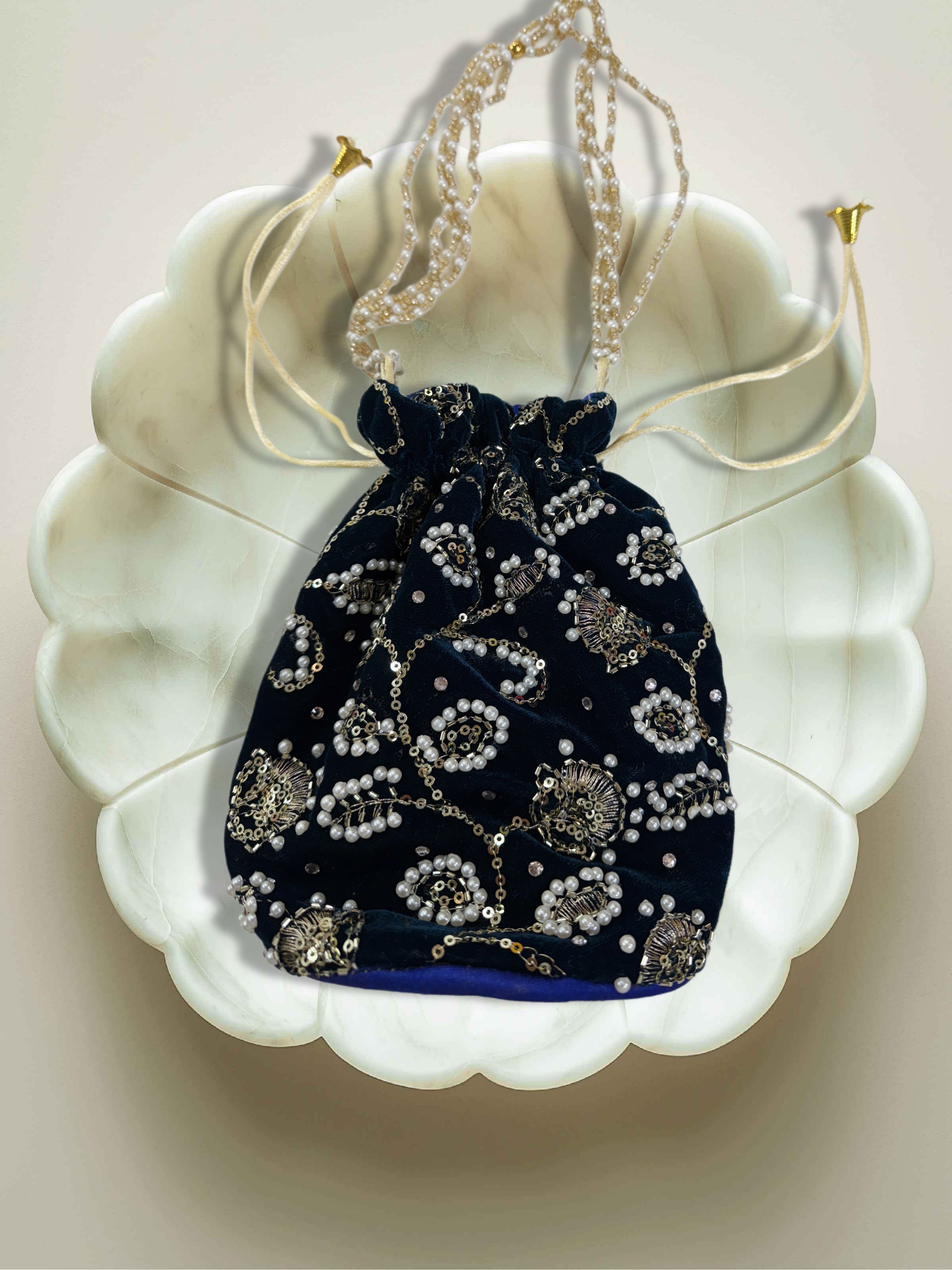 blue potali bag