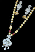 Pearl & Ruby Accented Kundan Set