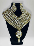 Royal Gold-Tone Kundan Bridal Necklace Set